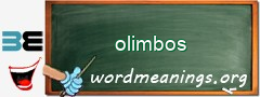 WordMeaning blackboard for olimbos